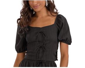Blusa ad manga curta
