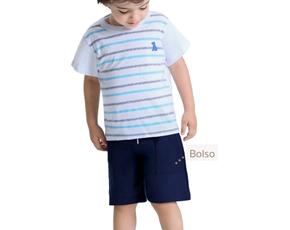 Conjunto masc m/curta
