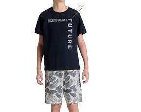 Conjunto juv manga curta