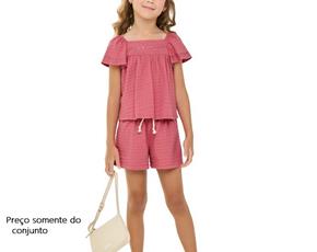 Conjunto inf manga curta