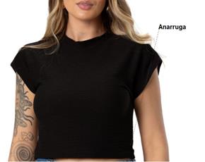 Blusa ad manga curta