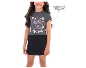 Conjunto inf manga curta