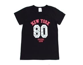 Blusa juv manga curta