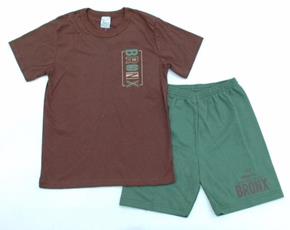 Conjunto juv manga curta