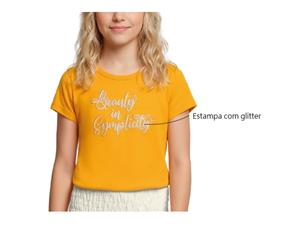Blusa juv manga curta
