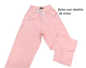 Calça juv moletom
