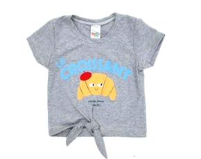 Blusa fem manga curta