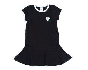 Vestido inf manga curta