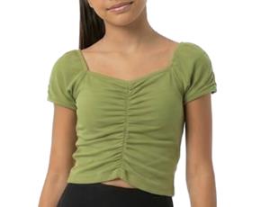 Blusa juv manga curta