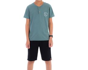 Conjunto juv manga curta