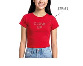 Blusa juv manga curta