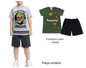 Conjunto inf manga curta