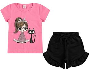 Conjunto inf manga curta