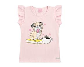 Blusa inf manga curta