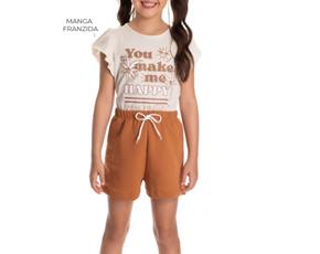 Conjunto inf manga curta