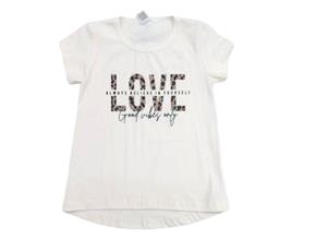 Blusa juv manga curta
