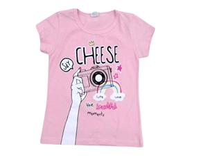 Blusa juv manga curta