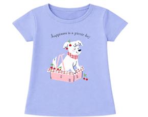 Blusa inf manga curta