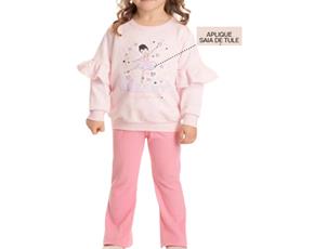 Conjunto fem moletom