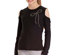 Blusa juv manga longa