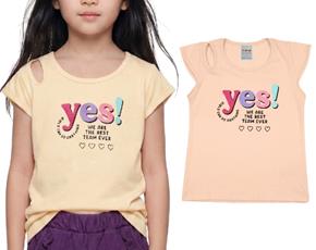 Blusa inf manga curta