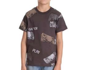 Camiseta inf manga curta