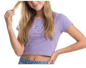 Blusa juv manga curta