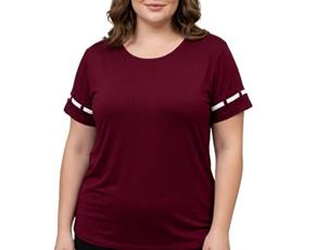 Blusa ad extrag manga curt