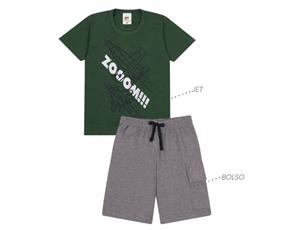 Conjunto inf manga curta