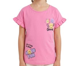 Blusa inf manga curta