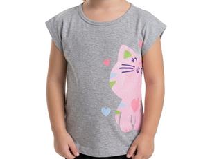 Blusa fem manga curta
