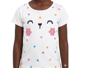 Blusa fem manga curta