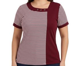 Blusa ad extrag manga curt