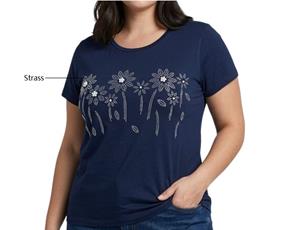 Blusa ad extrag manga curt
