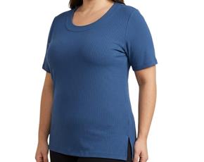 Blusa ad extrag manga curt