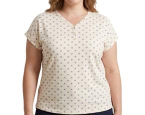 Blusa ad extrag manga curt