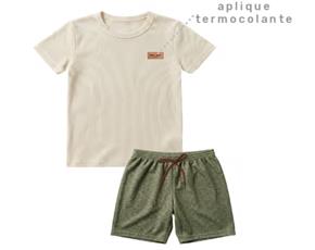 Conjunto inf manga curta