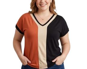 Blusa ad extrag manga curt