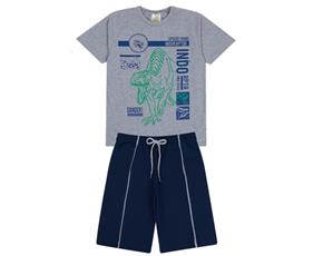 Conjunto inf manga curta
