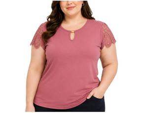 Blusa ad extrag manga curt