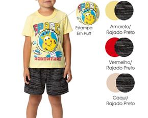 Conjunto masc m/curta