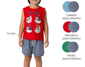 Conjunto masc regata