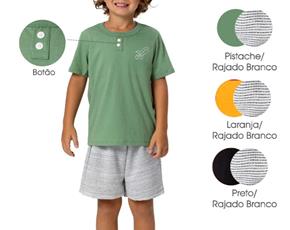 Conjunto inf manga curta