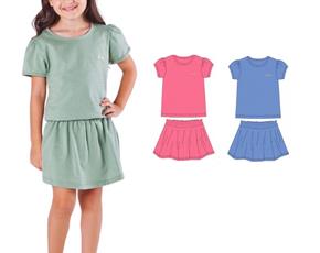 Conjunto inf manga curta