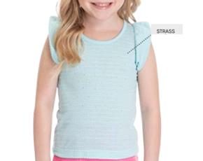 Blusa fem manga curta