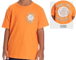 Camiseta inf manga curta