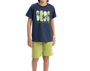 Conjunto juv manga curta
