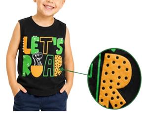 Regata Lookinhos Primeiros Passos Masculina Machão Malha