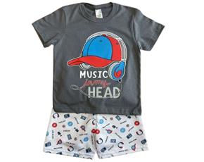 Conjunto inf manga curta
