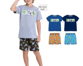Conjunto inf manga curta